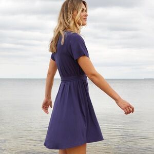 BRAND NEW XS blue mini dress with adjustable tie on the waste